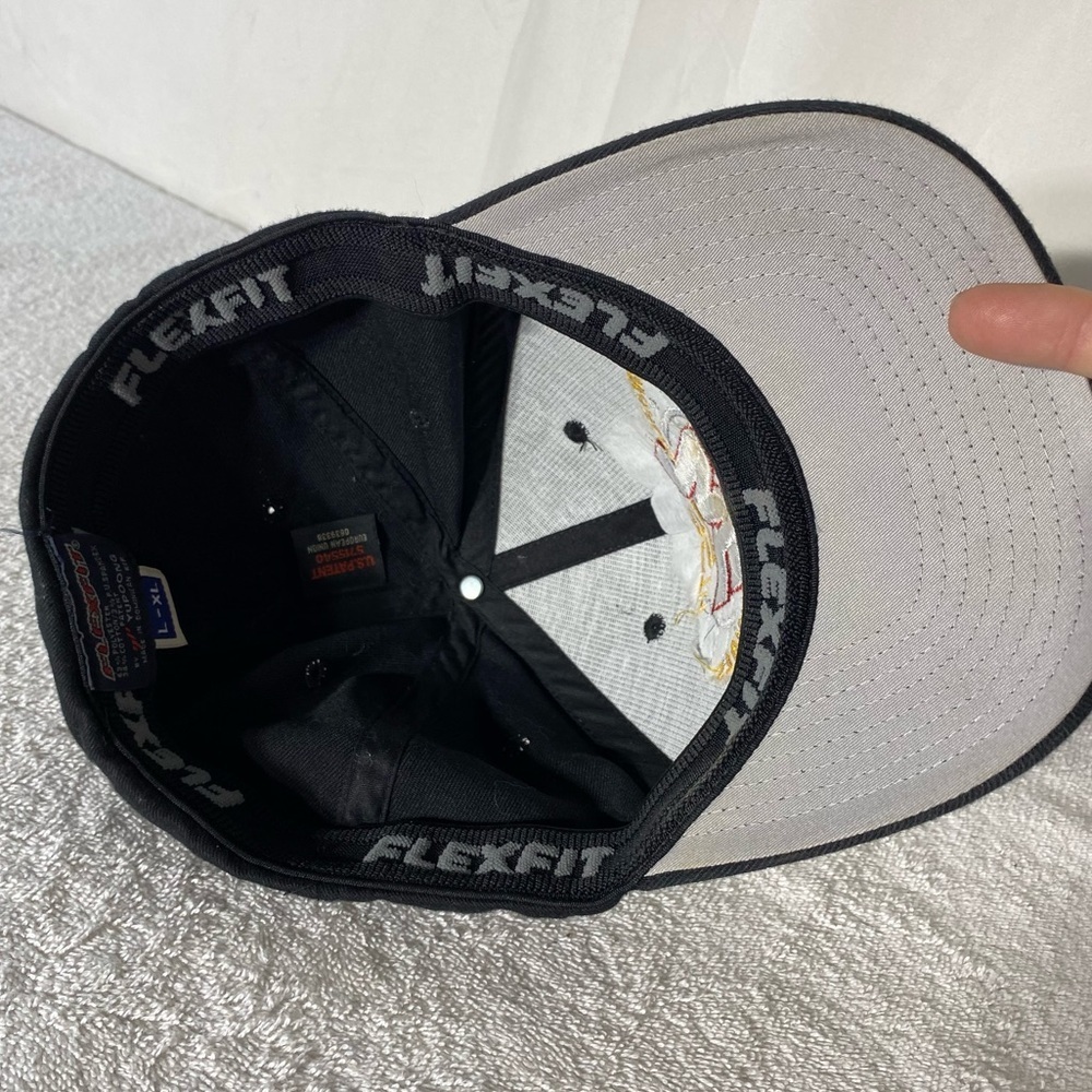 World Finals Embroidered Flex Fit Black Hat Cap L/XL - Picture 8 of 10